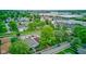 Scenic aerial view of charming neighborhood, showcasing lush greenery and well-maintained homes at 4956 W 11Th St, Speedway, IN 46224