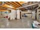 Spacious unfinished basement, ready for customization and storage at 5783 Coopers Hawk Dr, Carmel, IN 46033