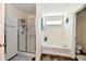 Bathroom with separate shower and tub at 5827 High Grass Ln, Indianapolis, IN 46235