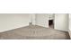 Spacious bedroom with plush carpet and neutral walls, leading to an ensuite bathroom at 7132 Sterling Way, Brownsburg, IN 46112