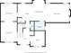 Floor plan showcasing the layout of the rooms in the main level at 828 Breaside Ln, Greenwood, IN 46143