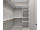 Walk-in closet with shelving and a rod for optimal organization at 888 Westcreek Dr, Columbus, IN 47201