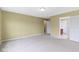 A carpeted bedroom featuring two large doorways at 932 Silverheels Dr, Westfield, IN 46074