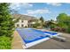 Covered pool with diving board, patio and backyard with gazebo and exterior of the home at 965 W Main St, Greenwood, IN 46142