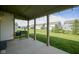 Inviting outdoor porch with an grill and view of the spacious backyard at 9822 Tampico Chase, Fishers, IN 46040