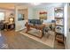 Versatile space perfect for a home office featuring a large desk and ample storage at 10316 Hatherley Way, Fishers, IN 46037