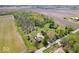 Expansive aerial view of a charming property featuring lush greenery and several structures at 10473 N County Road 950 E, Brownsburg, IN 46112