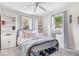 Bright bedroom with built-in shelving and plenty of natural light at 10473 N County Road 950 E, Brownsburg, IN 46112