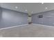 A bonus bedroom with recessed lighting, neutral walls, and wall-mounted tv capabilities at 1115 Senate Dr, Edinburgh, IN 46124