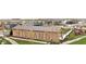Aerial view of the community featuring the Midland building and playground nestled between homes at 1415 Beaumont Cir, Westfield, IN 46074