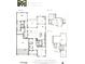 Detailed floor plan showcasing the layout of a two story home including terrace, lanai and study at 1415 Beaumont Cir, Westfield, IN 46074