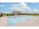 Large community pool with a bath house and plenty of space for lounging at 15143 Gallop Ln, Fishers, IN 46040