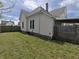 Exterior view of a home showing the backyard at 152 1St W St, Shelbyville, IN 46176