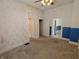 Bedroom features a ceiling fan and natural light from a window, creating a peaceful and inviting space to relax and unwind at 152 1St W St, Shelbyville, IN 46176