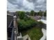 Scenic backyard and neighborhood view from the deck at 1520 Central Ave, Indianapolis, IN 46202