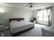 Main bedroom features neutral walls and plush carpet and a large window for ample light at 15413 Staffordshire Way, Fishers, IN 46037