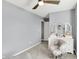 This bedroom features a chair and vanity at 16516 Wilsons Farm Dr, Fishers, IN 46040