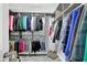 Well-organized walk-in closet featuring custom shelving and hanging storage at 16516 Wilsons Farm Dr, Fishers, IN 46040
