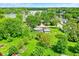 Aerial view of homes nestled in a green landscape, near the lake at 169 Bayview Dr, Cicero, IN 46034