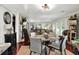 Bright, open dining space leading to a comfortable living room and plenty of natural light at 169 Bayview Dr, Cicero, IN 46034