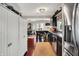 Well-lit kitchen featuring modern appliances and a view into the dining area, ideal for entertaining at 169 Bayview Dr, Cicero, IN 46034