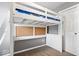 bedroom features a bunk bed with an enclosed sleeping area, and neutral decor at 1815 Kingen Dr, Greenfield, IN 46140