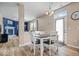 Charming dining area with a table for four, hardwood floors, and natural light at 1815 Kingen Dr, Greenfield, IN 46140