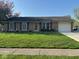Well maintained single-story brick house with dark red shutters at 199 Three Notch Ln, Bargersville, IN 46106