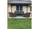 Outdoor patio with a gazebo, couch, and 2 chairs at 199 Three Notch Ln, Bargersville, IN 46106