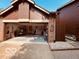 Two-car garage with open door and plenty of storage space for vehicles and household items at 209 Brighton Ct, Greenwood, IN 46143