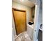 Laundry area with gray cabinets and a washer and dryer at 209 Brighton Ct, Greenwood, IN 46143