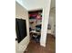 Pantry closet with shelves and ample storage space at 209 Brighton Ct, Greenwood, IN 46143