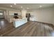 Bright, modern kitchen with stainless steel appliances, a center island, and lots of storage at 2159 Warbler St, Danville, IN 46122