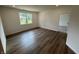 Spacious living room featuring neutral paint, recessed lighting, and hardwood floors at 2159 Warbler St, Danville, IN 46122