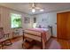 Charming bedroom with cozy decor, skylight and natural light at 295 Maple Turn Rd, Martinsville, IN 46151