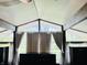 Bedroom with high ceilings, large windows, and a view of the outside at 3081 Woodridge Rd, Shelbyville, IN 46176