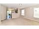 Inviting living area with connecting dining and kitchen spaces, creating an open layout at 4033 Tahoe Dr, Indianapolis, IN 46235