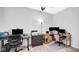 Bright home office with two workstations, offering versatile work-from-home solutions and ample space at 4763 W Tradwell Dr, New Palestine, IN 46163