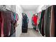 Walk-in closet with rods and shelves providing ample storage at 4763 W Tradwell Dr, New Palestine, IN 46163