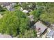 An aerial view of the property highlighting the surrounding lush greenery and neighborhood at 5034 N Capitol Ave, Indianapolis, IN 46208