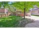 A cozy backyard featuring a well-maintained lawn, patio area, and mature trees providing shade at 5034 N Capitol Ave, Indianapolis, IN 46208