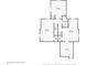 Detailed second floor plan with bedrooms, closets and bathrooms at 5034 N Capitol Ave, Indianapolis, IN 46208