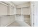 Spacious walk-in closet with shelving and ample storage at 542 Hadleigh Ct, Westfield, IN 46074