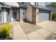 View of front door entry way with a 2-car garage on right at 5622 Mead Ct, Indianapolis, IN 46220