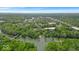 Beautiful aerial view of the community nestled among lush greenery and waterways at 6916 Ralph Ct, Indianapolis, IN 46220