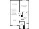 Third floor plan displaying primary bedroom, hall, bedrooms, and bathroom dimensions at 6916 Ralph Ct, Indianapolis, IN 46220