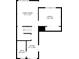 Detailed first floor plan featuring Gathering room, office, foyer, and bathroom dimensions at 6916 Ralph Ct, Indianapolis, IN 46220