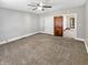 Bedroom features carpet, ceiling fan, and natural light at 734 W North St, Lebanon, IN 46052