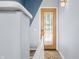 The entryway to this home shows a nice front door with leaded glass at 7753 Ivy Dr, Nineveh, IN 46164