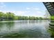 Scenic lake view showcasing calm waters surrounded by lush trees, with a clear sky overhead at 7753 Ivy Dr, Nineveh, IN 46164